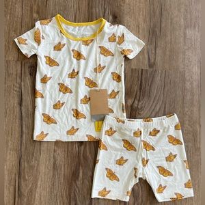 Kyte baby flutter short sleeve set NWT